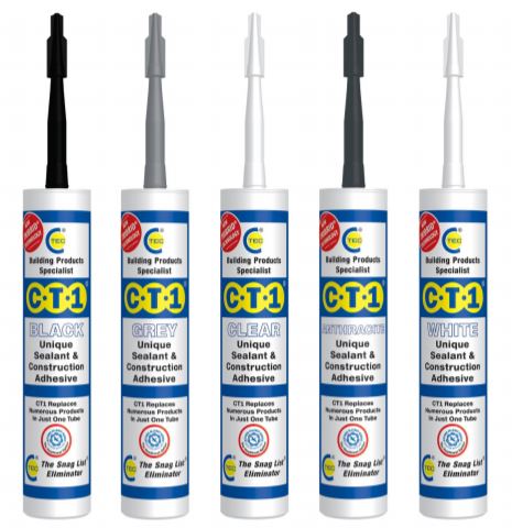 CT1 Black Sealant & Construction Adhesive 290ml