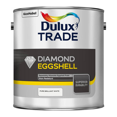 Dulux Trade Diamond Eggshell Pure Brilliant White 2.5L