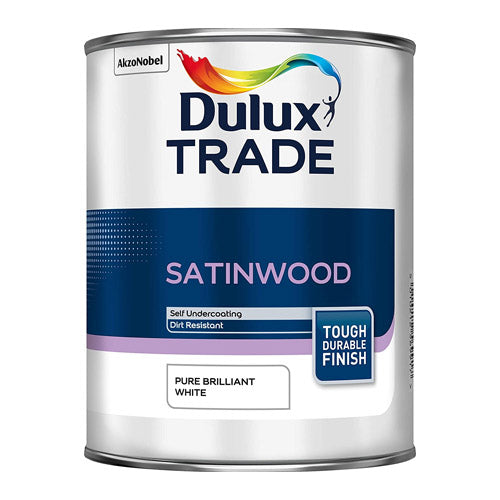 Dulux Trade Satinwood Brilliant White 1L
