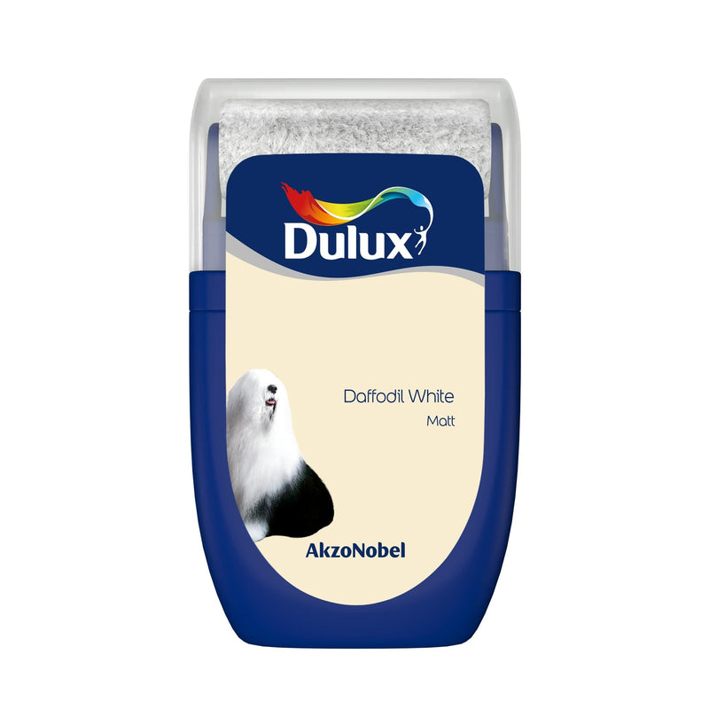 Dulux Roller Tester Daffodil White 30ml