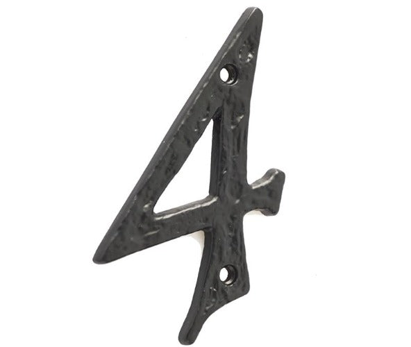 Black Antique Door 0-9 Numerals (100mm Height)