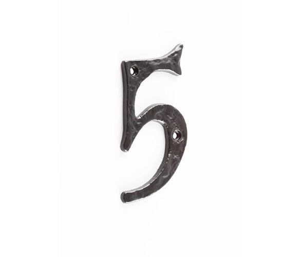 Black Antique Door 0-9 Numerals (100mm Height)