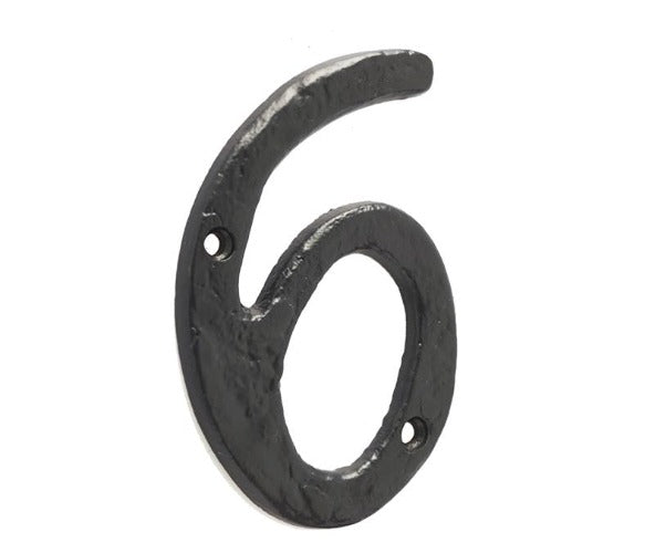 Black Antique Door 0-9 Numerals (100mm Height)
