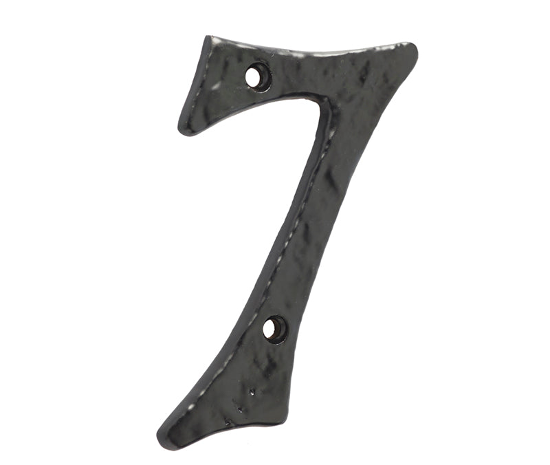 Black Antique Door 0-9 Numerals (100mm Height)