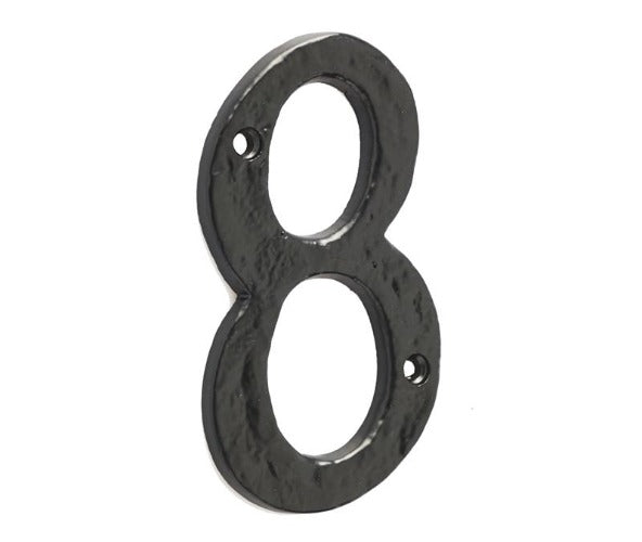 Black Antique Door 0-9 Numerals (100mm Height)