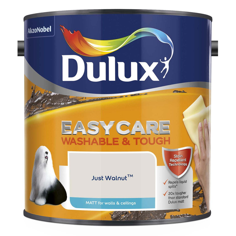 Dulux Easycare Washable & Tough Matt Just Walnut 2.5L