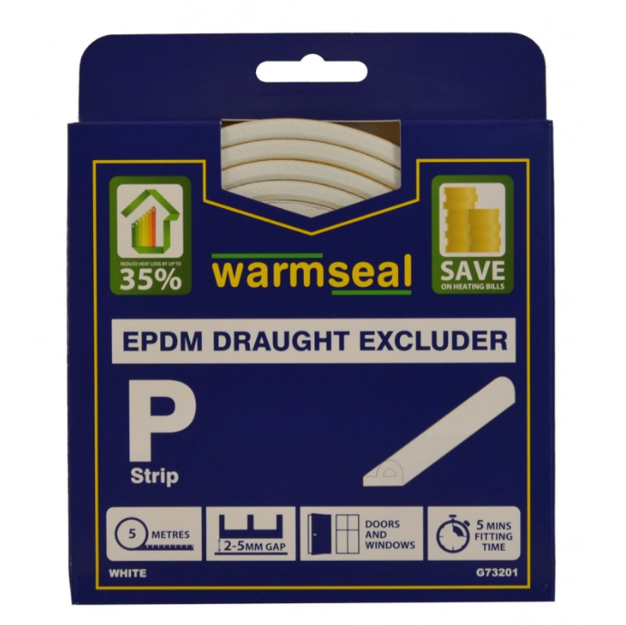P Profile Foam Draught Excluder 5m