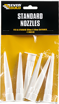 Standard white nozzles Pack of 6