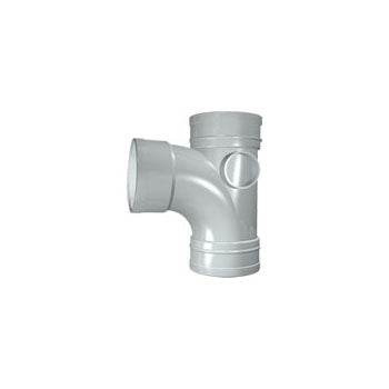 Solvent Soil 92 Triple Socket Branch 100mm Grey