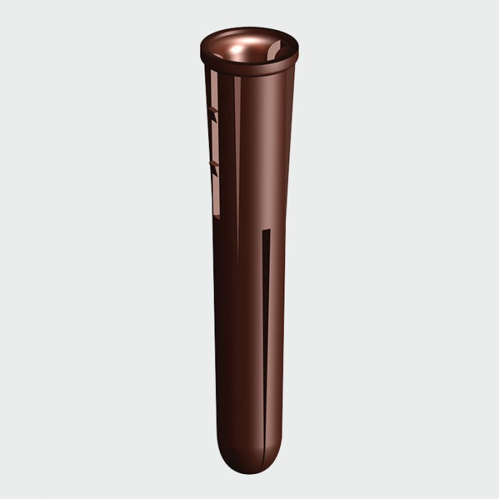 Brown Plastic Plug 100/Box