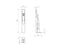 Lever Flush Bolt Aluminium 152 SAA J5640A