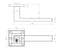 Sirius Door Handle on Rose Grade 304 Satin Stainless Steel JSS280