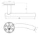 Arched Lever On Rose JSS407 Grade 304