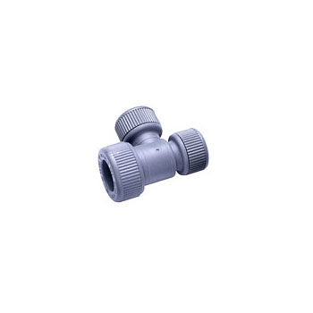 Pushfit Unequal Tee Grey 22x22x15mm