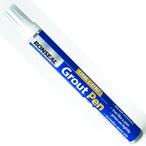 One Coat Grout Pen White 7ml