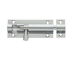 Straight Barrel Bolts Polished Chrome