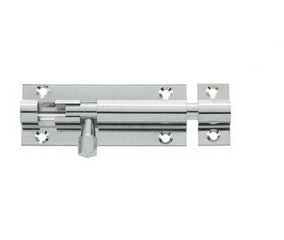 Heavy Straight Barrel Bolts Polished Chrome