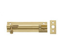 Necked Barrel Bolts Polished Brass