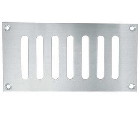 Sloted Ventilator Polished Stainless Steel