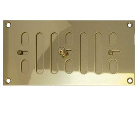 Hit & Miss Ventilator Polished Brass