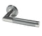 Cambrio Lever Door Handle on Round Rose Plate  JSSPS701