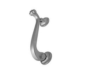 Scroll Door Knocker Satin Chrome