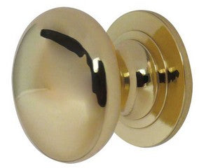 Cupboard Knob Polished Brass