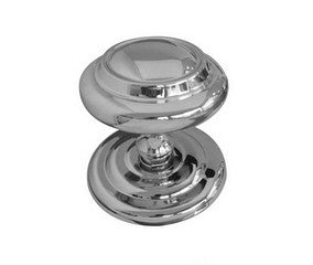 Centre Door Knob 100mm Polished Chrome