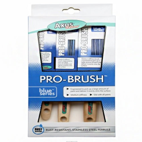 Axus Pro-Brush Set of 3 1", 1.5", 2"