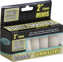 Axus Blonde Natural Wool Plus Mini Sleeve 2" Pack 10