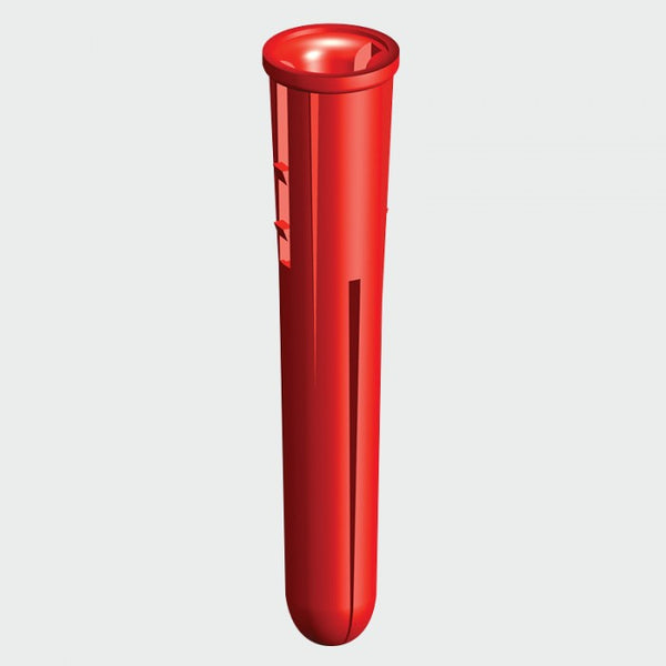 Red Plastic Plug 100/Box