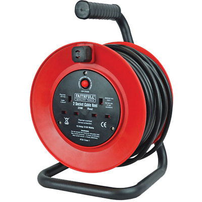 Cable Reel 230V 25m 13A