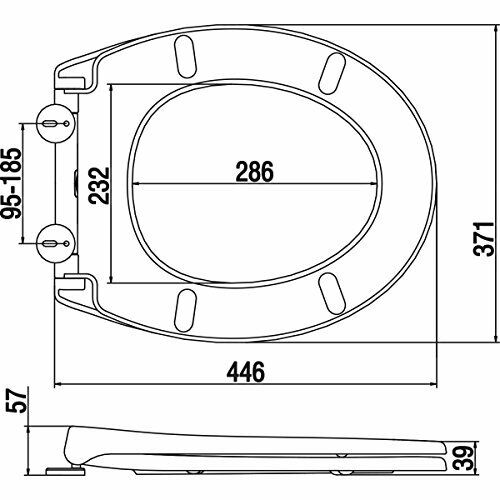 Toilet Seat Soft Close White
