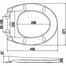 Toilet Seat Soft Close White