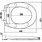 Toilet Seat Soft Close White