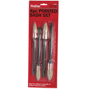 Prodec pointed sash brush Set 4