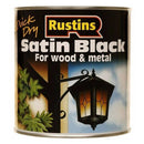 Rustins Satin Black 500ml
