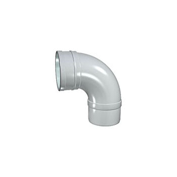 Solvent Soil 92 Single Socket Bend 100mm Grey