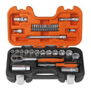 Bahco Socket Set of 34 Metric 3/8in Drive + 1/4in Accessories