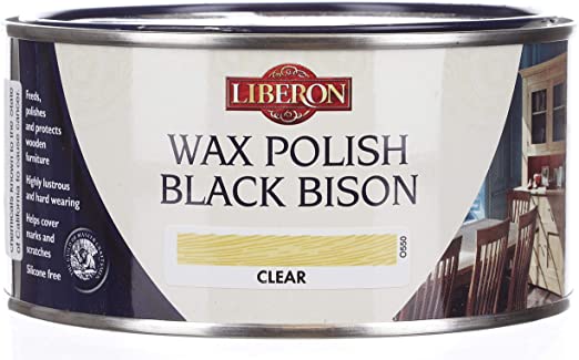 Wax Polish Black Bison Paste 500ml